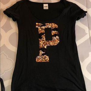Victoria’s Secret “P” Sparkly Shirt